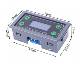 High Temperature Controller K-type Thermocouple -99~999C LCD Display 10A Relay Switch Controller